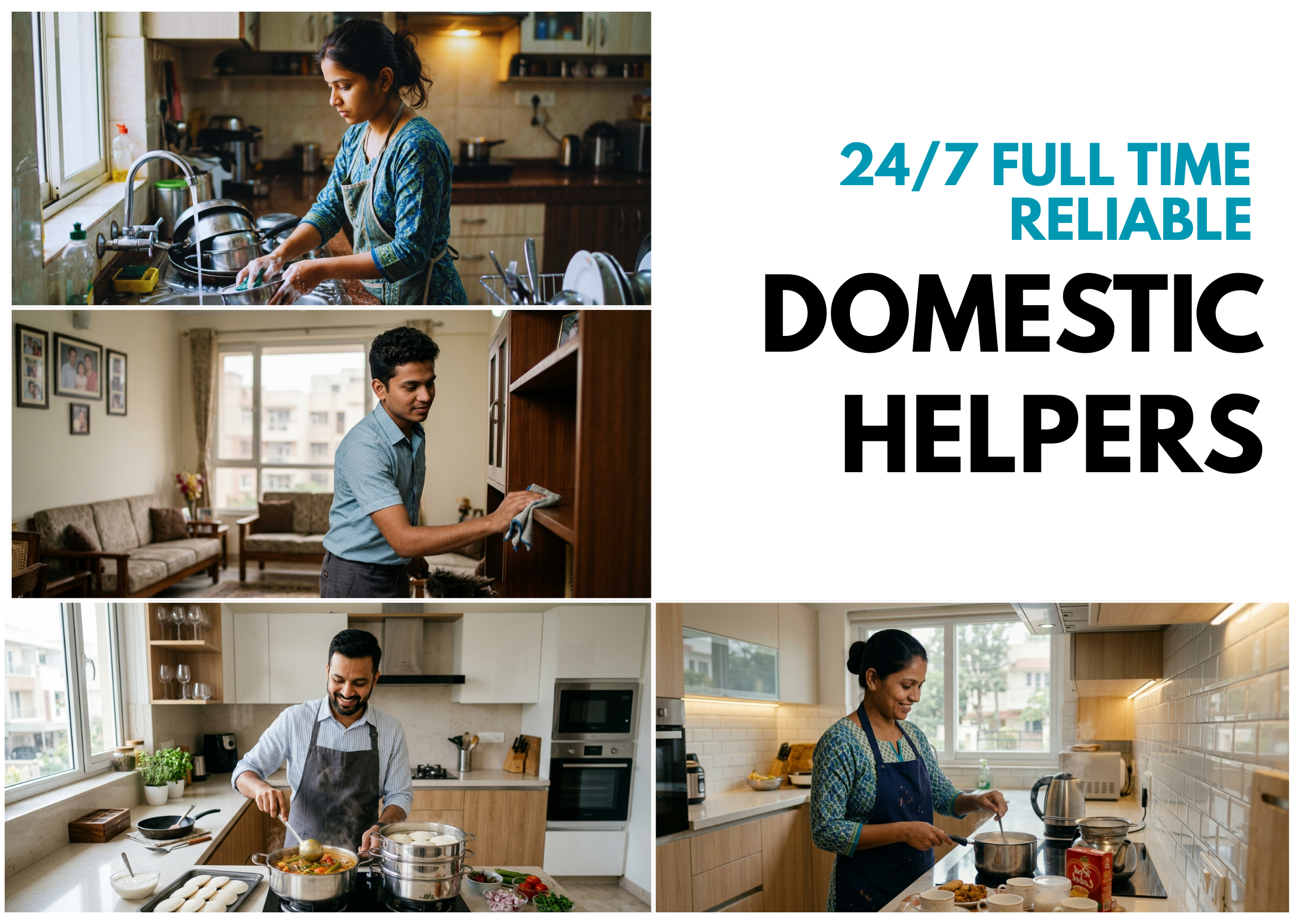 Full-Time Helper Services: Find the Right Household Help for Your Family